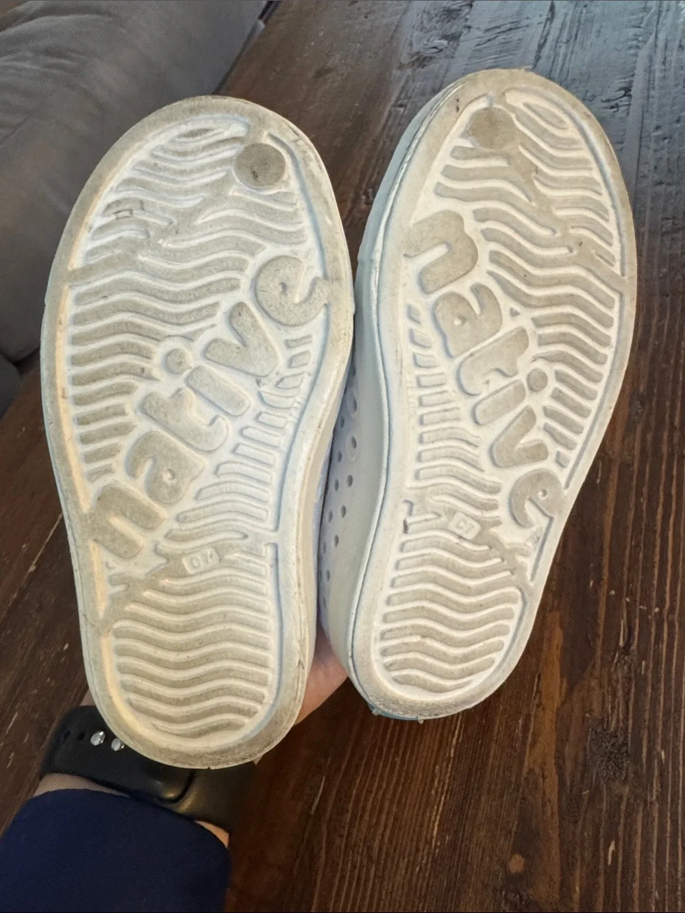 Native Slip-On Water Shoes in White